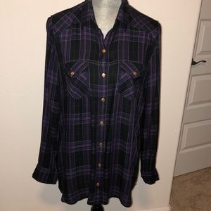 NWOT true religion flannel shirt